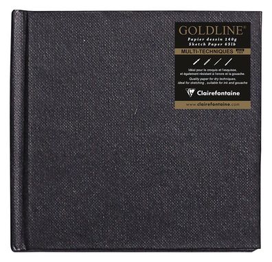 Clairefontaine Sketch Book 10x10 quadr. weiss 64Bl