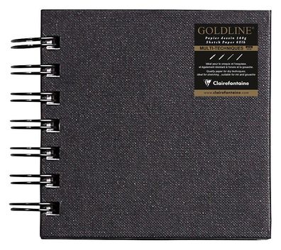 Clairefontaine Sketch Book 10x10 quadr.+ Spiral. w
