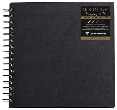 Clairefontaine Sketch Book 20x20 quadr.+ Spiral. w