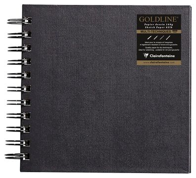 Clairefontaine Sketch Book 15x15 quadr.+ Spiral. w