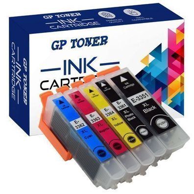Druckerpatronen kompatibel 33XL für Epson XP540 XP7100 XP635 XP630 XP640 XP645