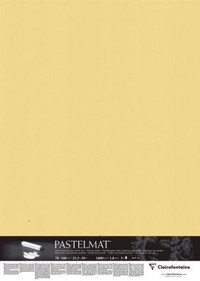 Clairefontaine Pastelmat 70x100cm 5Bl Buttercup