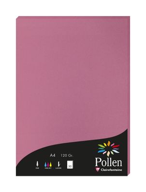 Clairefontaine Papier A4 Pollen 120g hortensien 50Bl