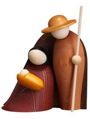 Krippenfiguren lasiert HxBxT 8,5x5,5x3,5cm NEU Dekoration Fenster Weihnachten We