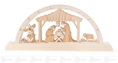 Serviettenständer mit Christi Geburt BxHxT 23 cmx10 cmx3 cm NEU Erzgebirge