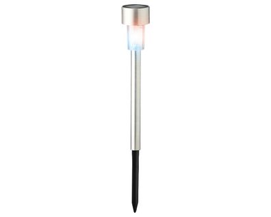 Solar Stabbeleuchtung Edelstahl Farbwechsel Ø5cm H.24cm