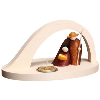 Kerzenhalter Christi Geburt mit Teelicht HxBxT 12x11x13,5cm NEU Weihnachten