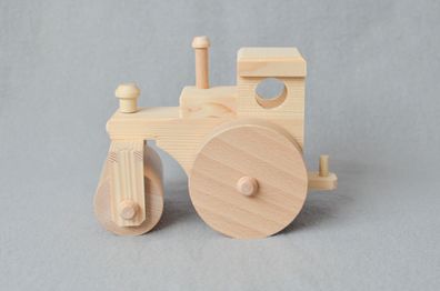 Holzspielzeug Straßenwalze Breite=16cm NEU Eisenbahn Traktor Walze Holzspiel