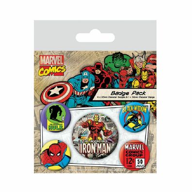 Iron Man Abzeichenset und verschiedene