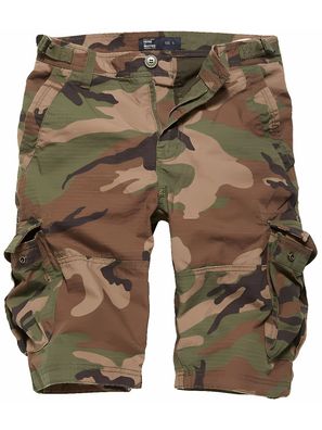 Vintage Industries Bermuda Cargostyle Terrance Shorts Woodland