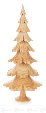 Massivholzbaum natur BxHxT = 10x24,5x10cm NEU Erzgebirge Holzbaum Dekobaum