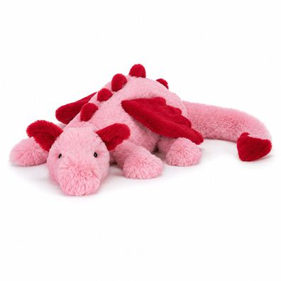 Jellycat Heart Dragon Kuscheltier Drache rosa 50/66 cm