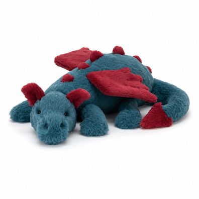 Jellycat Dexter Dragon Kuscheltier Drache blau 50 cm