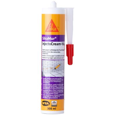 SikaMur InjectoCream100 Bohrlochinjektion 300ml weiß