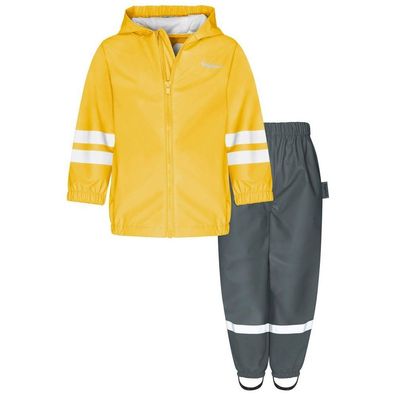 Playshoes Kinder Regenjacke Regen-Set Halbhose Basic 408355