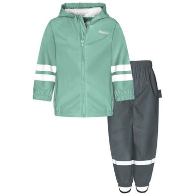 Playshoes Kinder Regenjacke Regen-Set Halbhose Basic 408355
