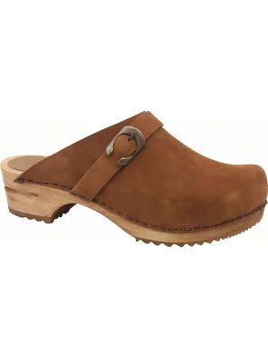 Sanita Damen Offener Clog Wood-Hedi Open Coganc
