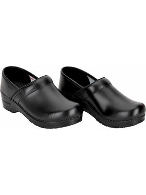 Sanita Damen Geschlossener Clog Original-Prof. Pu Black