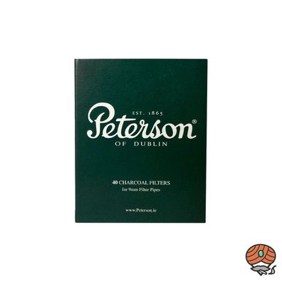Peterson Aktivkohle Filter, 9 mm, 40 Stück