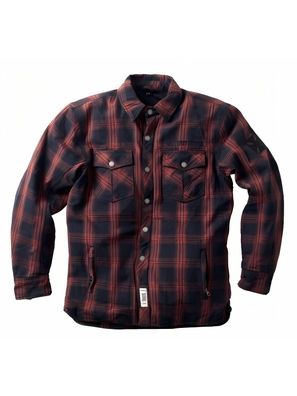 WCC West Coast Choppers Riding Shirt Austin Red/Black