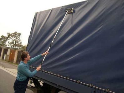 Profi - Waschbürste mit Wasseranschluss 1m bis 1,7m Länge LKW Wohnwagen Boot