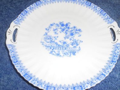 Kuchenteller mit Muster Chinablau Bavaria 26cm Durchmesser