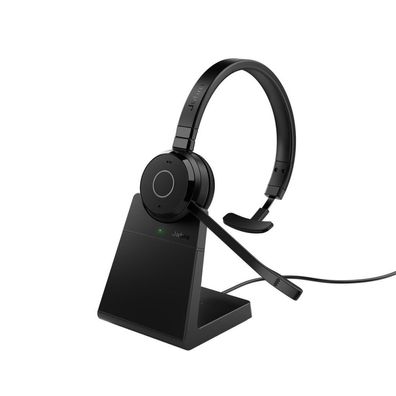 Jabra Evolve 65 Te Link390A Uc Mono Mit Ladestation