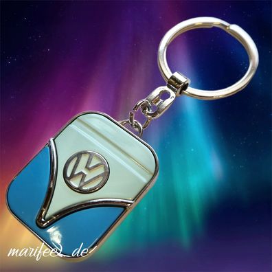 Metall-Schlüsselanhänger "Volkswagen", Bully-Front, Retro Art.-Nr. 50073