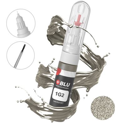 BLU Lackstift 1G2 SILBER Graumica Platinbronze TOYOTA Autolack 2in1 Reparatur