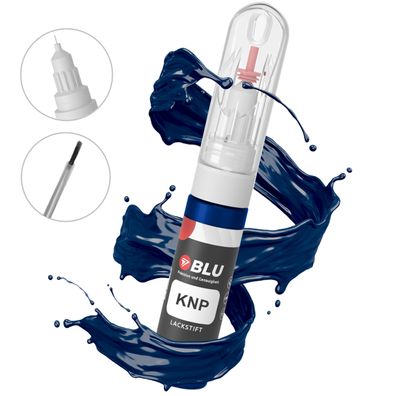 BLU Lackstift KNP blau blau imperial für peugeot citroen autolack 2in1 Reparatur