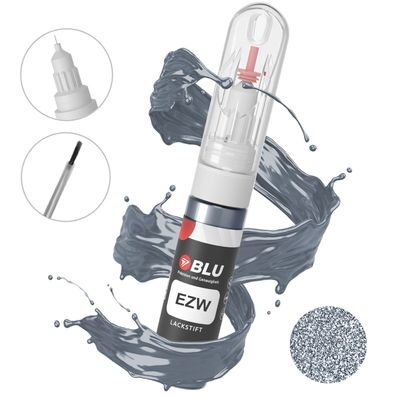 BLU Lackstift EZW grau graufer für peugeot citroen autolack 2in1 BLU Reparatur