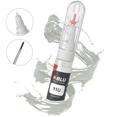 BLU Lackstift 11U GALAXY WHITE WEISS SUZUKI Autolack 2in1 Reparatur