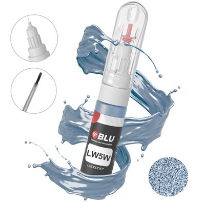 BLU Lackstift LW5W BLAU Blaubrisa SEAT Autolack 2in1 Reparatur