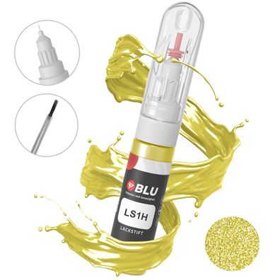 BLU Lackstift LS1H GELB Amarillo SEAT Autolack 2in1 Reparatur
