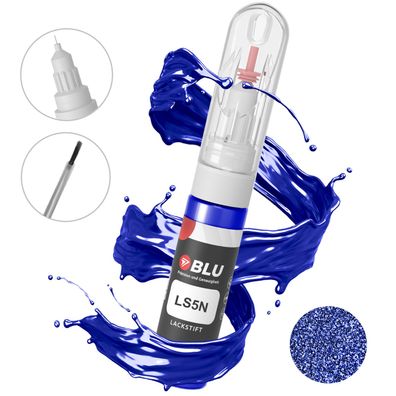 BLU Lackstift LS5N BLAU AZUL Imperial AUDI Autolack 2in1 Reparatur
