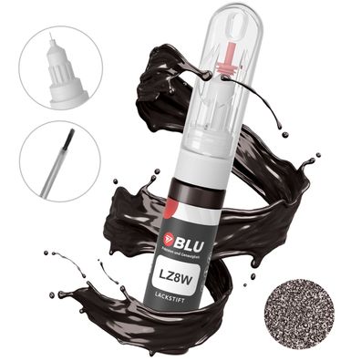 BLU Lackstift LZ8W BRAUN Teakbraun AUDI Autolack 2in1 Reparatur