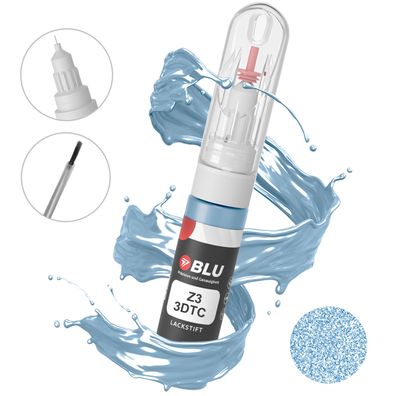 BLU Lackstift Z3 3DTC blau tonic metallic für ford autolack 2in1 Reparatur