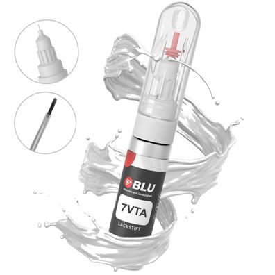BLU Lackstift H7 7VTA weiss frozen white für ford autolack 2in1 BLU Reparatur
