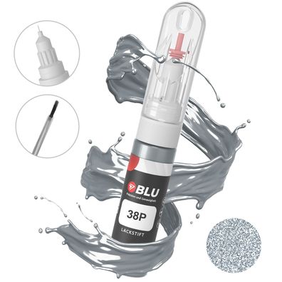 BLU Lackstift 38P SILBER Aluminium EFFECT MAZDA Autolack 2in1 Reperatur