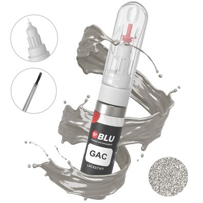BLU Lackstift GAC GRAU SAND GREY OPEL Autolack 2in1 Reperatur