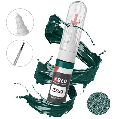 BLU Lackstift Z359 GRÜN Dschungelgrün OPEL Autolack 2in1 Reperatur