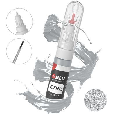 BLU Lackstift EZRC GRAU GRAU Aluminium Peugeot Autolack 2in1 Reperatur