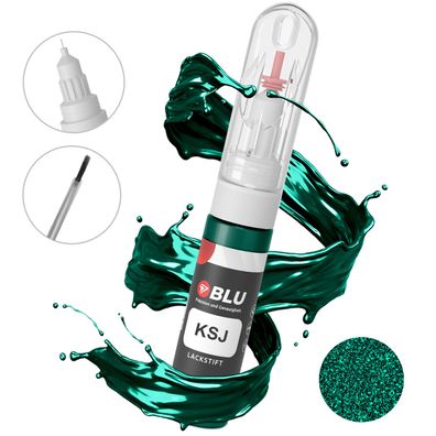 BLU Lackstift KSJ GRÜN VERT TIE BREAK Peugeot Renault Autolack 2in1 Reperatur