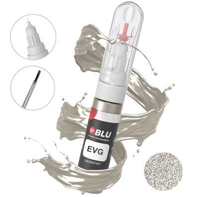 BLU Lackstift EVG GOLDEN Vaporgrau Peugeot Autolack 2in1 Reperatur