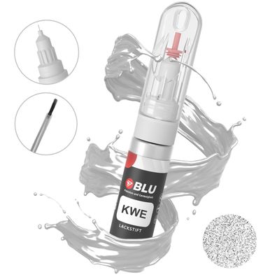 BLU Lackstift KWE WEISS Blancnacre Peugeot Citroen Autolack 2in1 Reperatur