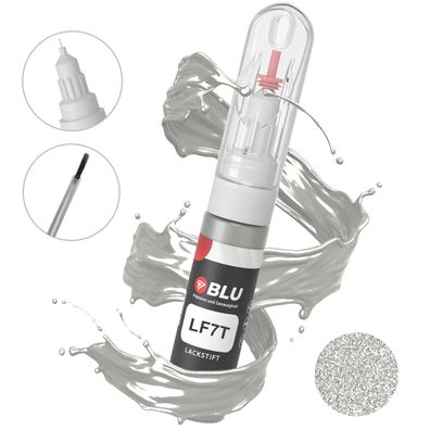 BLU Lackstift LF7T SILBER Diamantsilber SKODA Autolack 2in1 Reperatur