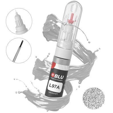 BLU Lackstift L97A SILBER Diamantsilber VW Autolack 2in1 Reperatur