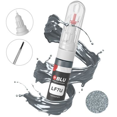 BLU Lackstift LF7U GRAU Stonegrau SKODA Autolack 2in1 Reperatur