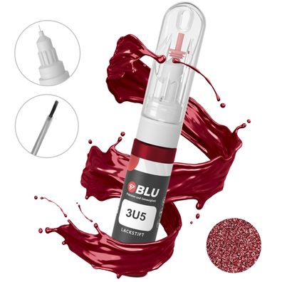 BLU Lackstift 3U5 ROT Imperial RED TOYOTA Autolack 2in1 Reperatur
