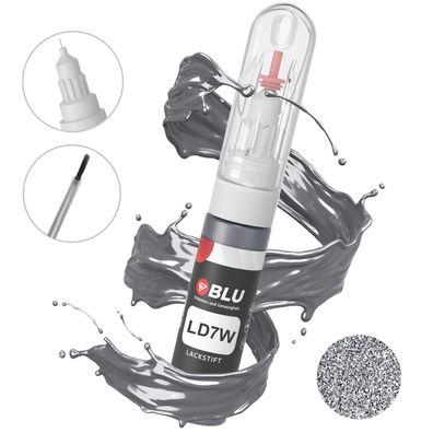 BLU Lackstift LD7W GRAU Urbangrau VW Autolack 2in1 Reperatur